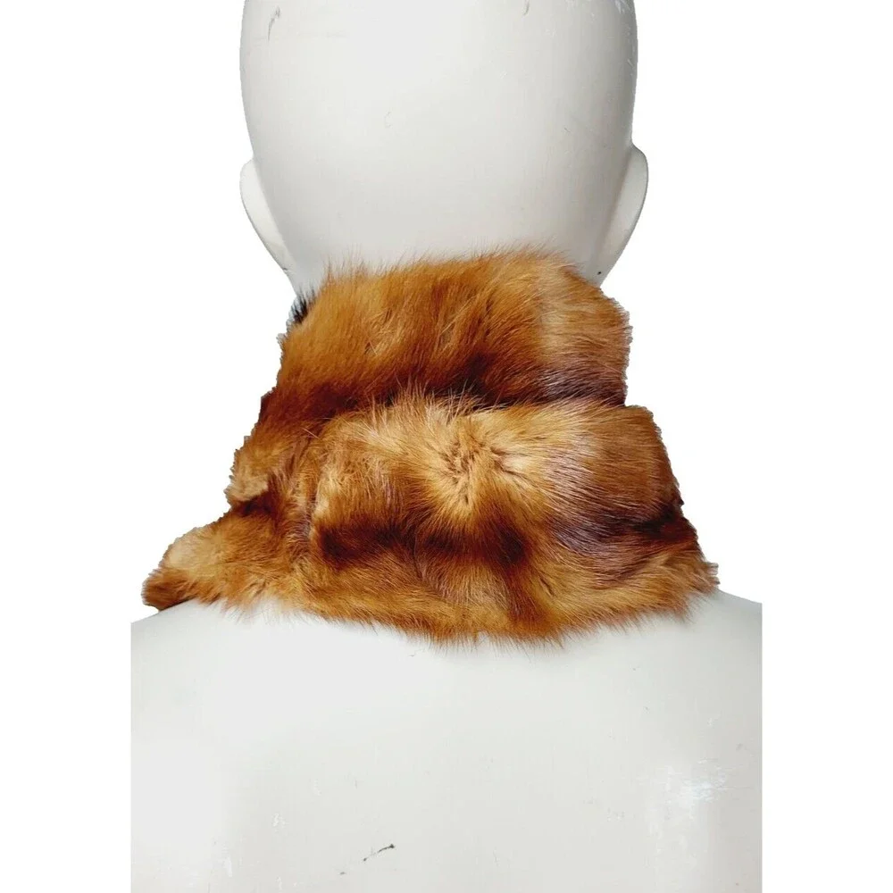 Antique Koseff Furs Whole Mink Body Pelts Heads Tails Hands Feet Fur Scarf Stole